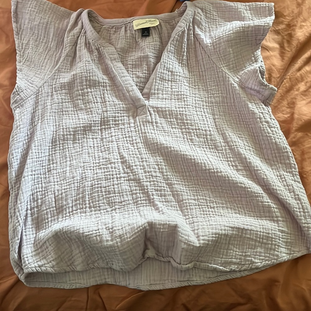 Target purple blouse size medium